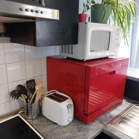 Appartement Rouen : Vue panoramique sur la seine avec parking Chambre photo
