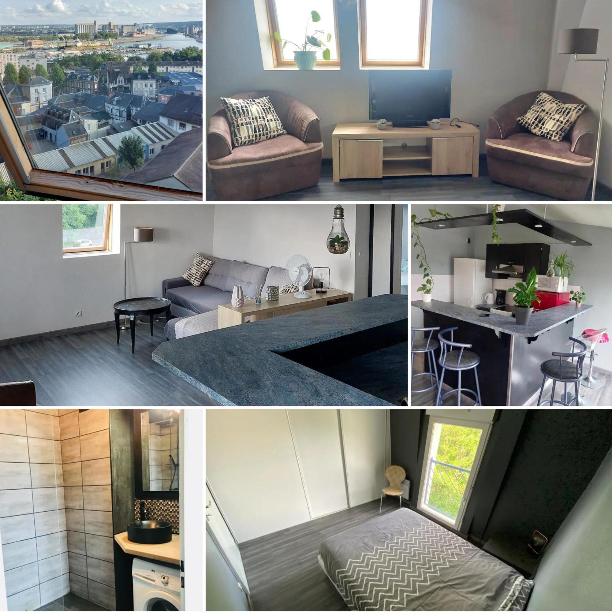 : Vue Panoramique Sur La Seine Avec Parking Apartment *